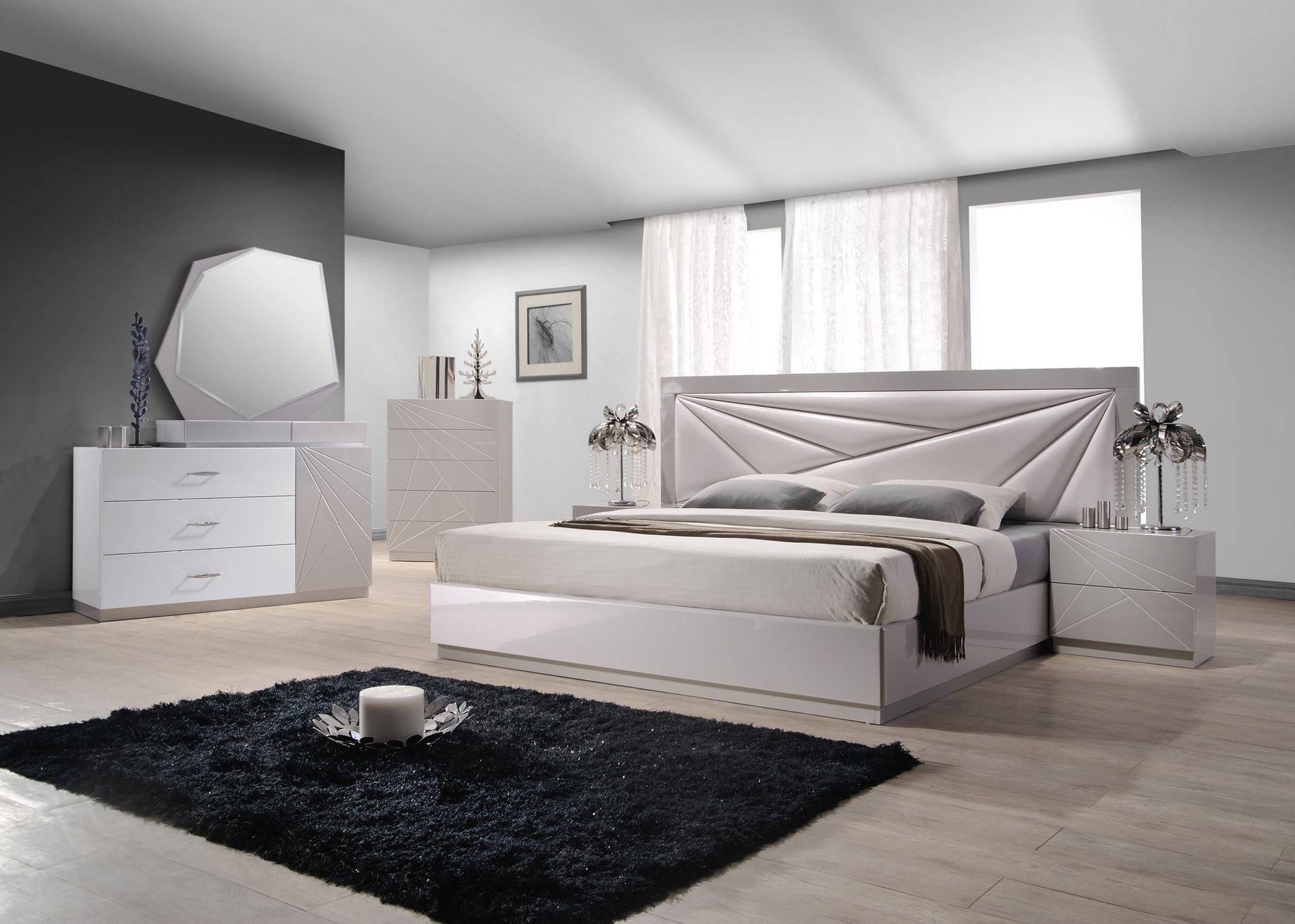 Дизайн спальни в стиле модерн с фото