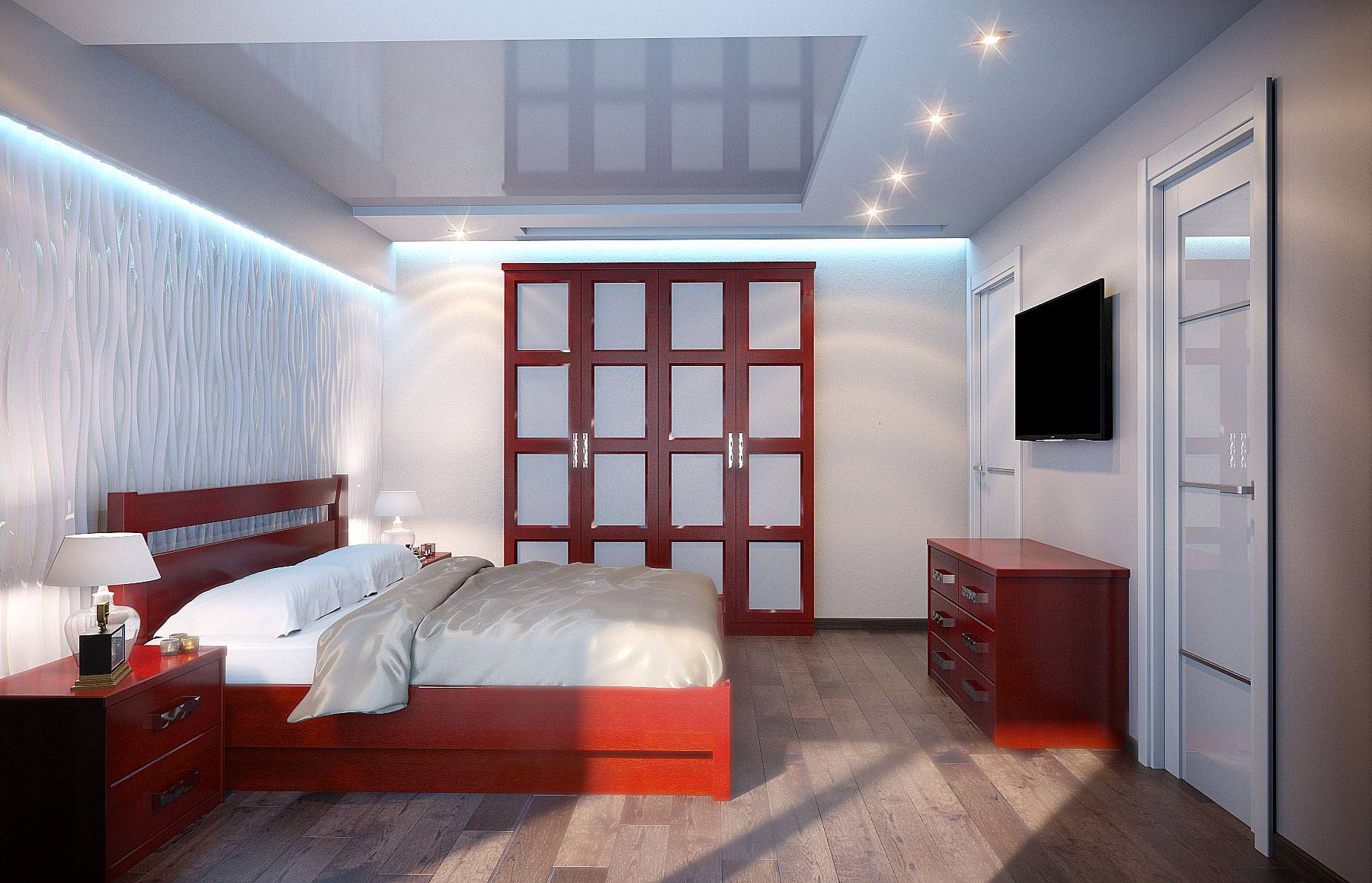 Дизайн маленькой спальни 9 кв м – фото интерьера маленьких спален 3 на 3