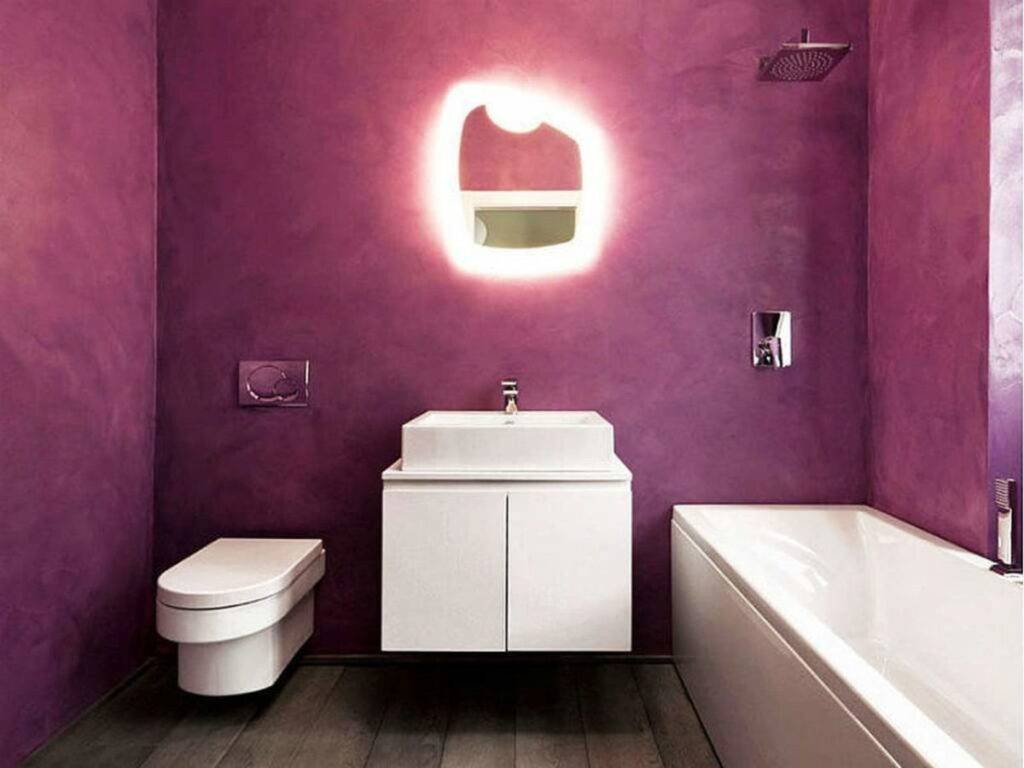 Преимущества использования декоративной штукатурки в ванной комнате