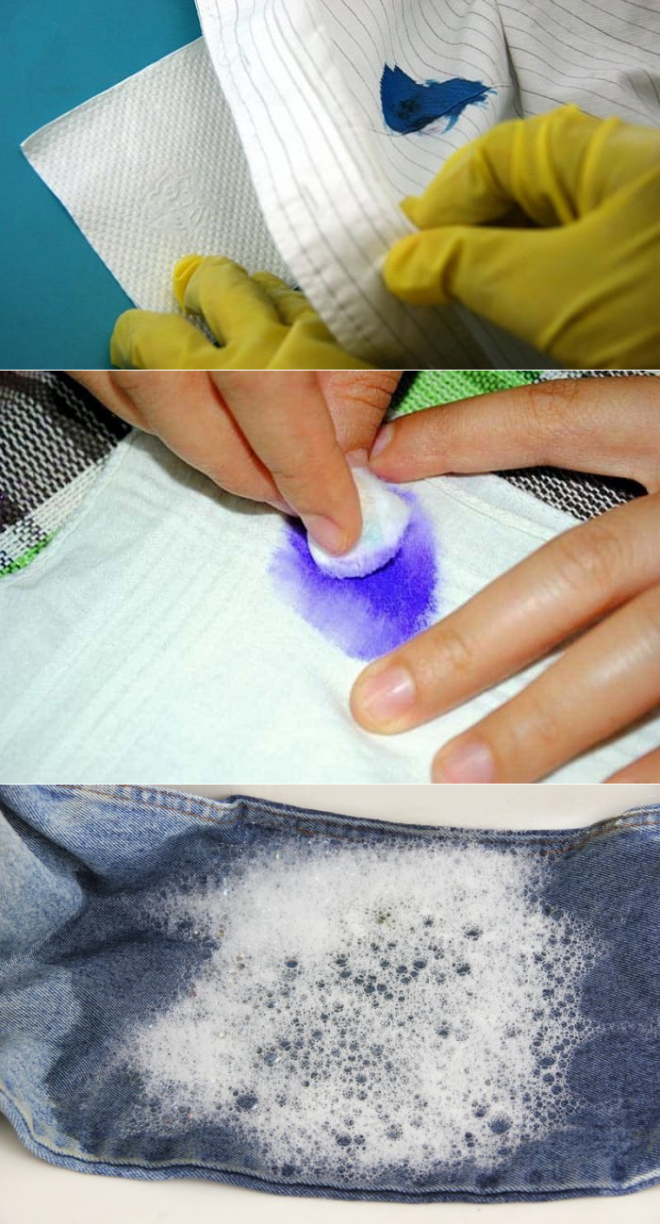 Чем точно оттереть краску с одежды в домашних условиях