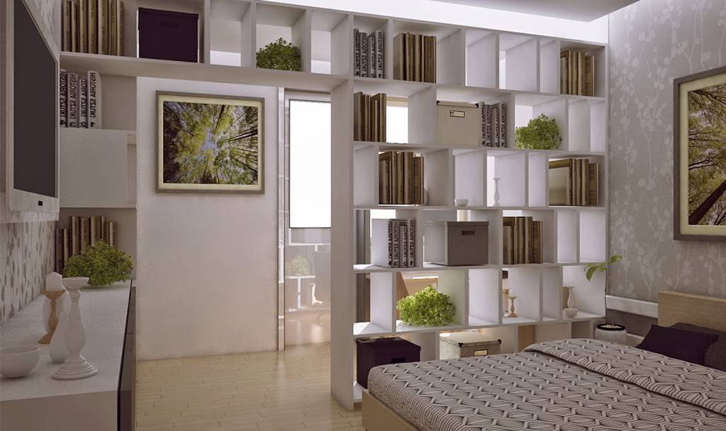 Перегородки в квартире для разделения зоны на две комнаты: современные идеи, две комнаты из одной