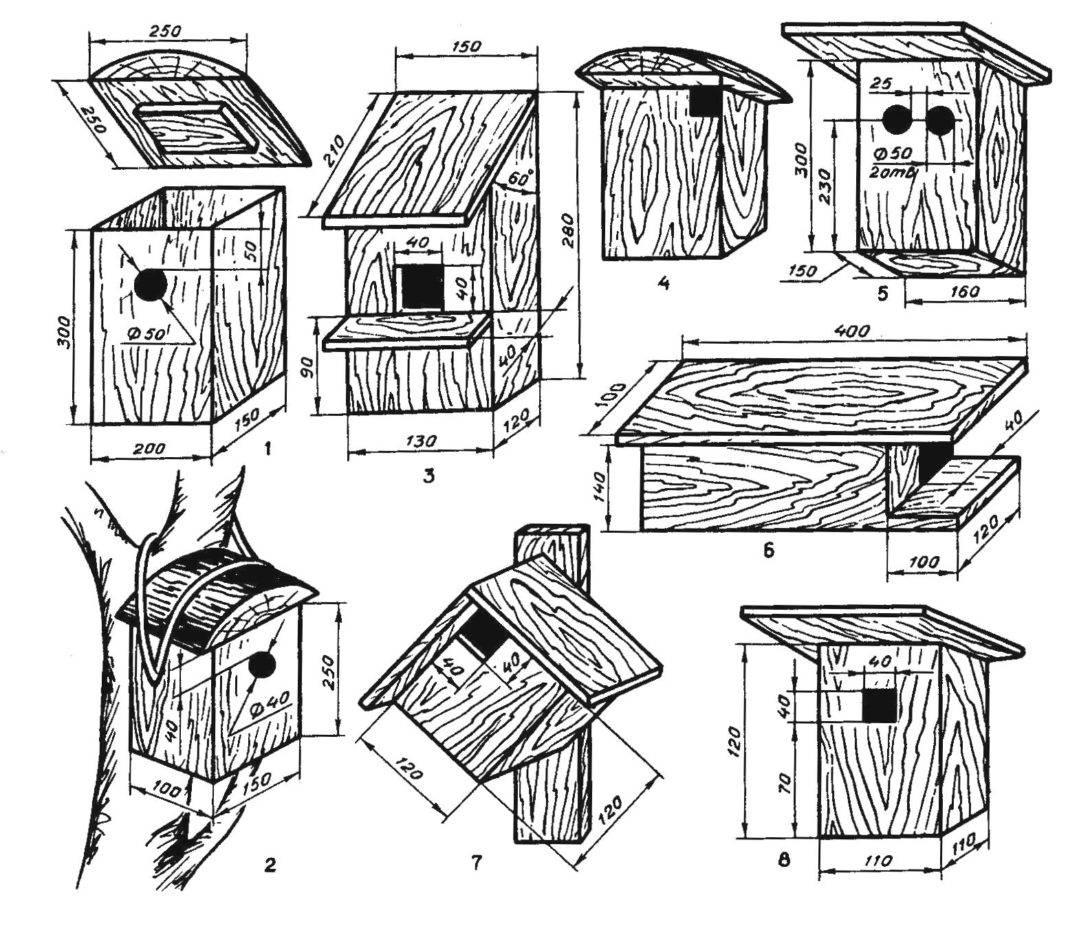 Технический рисунок скворечника 7 класс - 80 фото