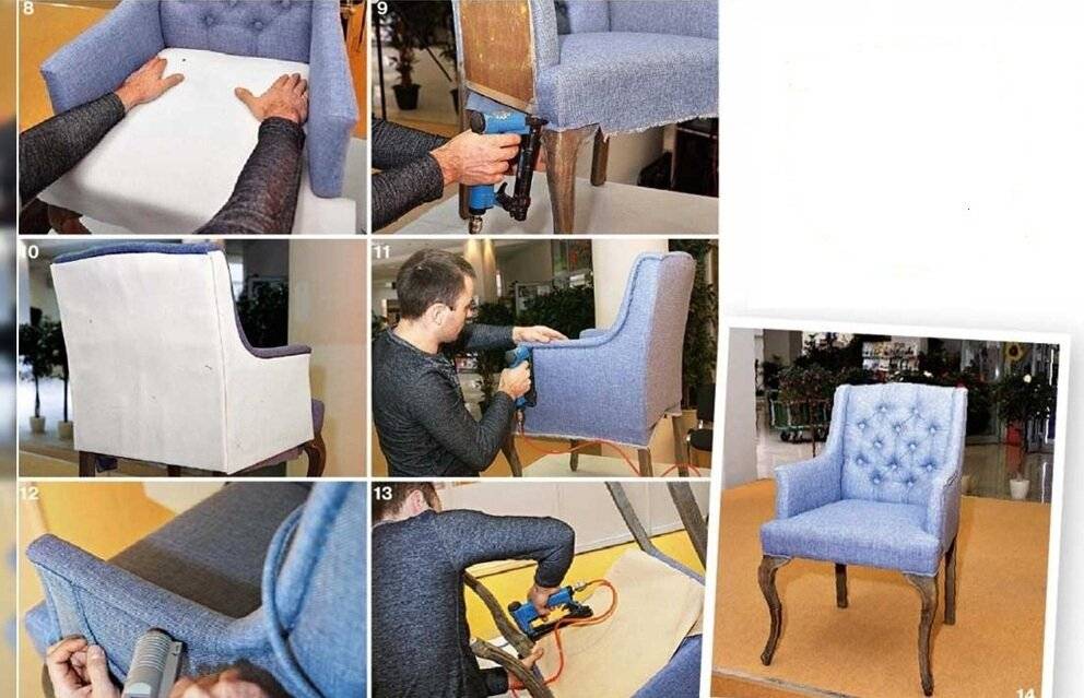Как перетянуть угловой диван своими руками пошагово