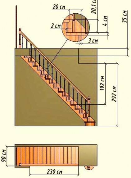Виды конструкций наружных деревянных лестниц: фото, расчет и конструирование маршевой лестницы к дому