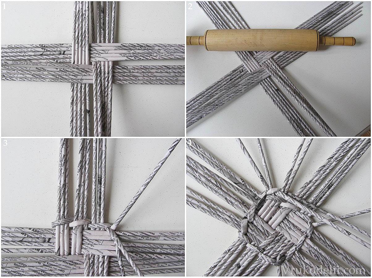 Плетение из газетных трубочек: схемы плетения и мастер-класс по созданию стильных вещей (90 фото)