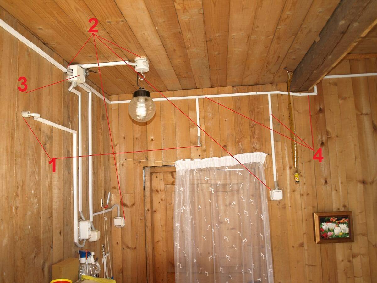 Как сделать проводку в деревянном доме - строительство и ремонт
