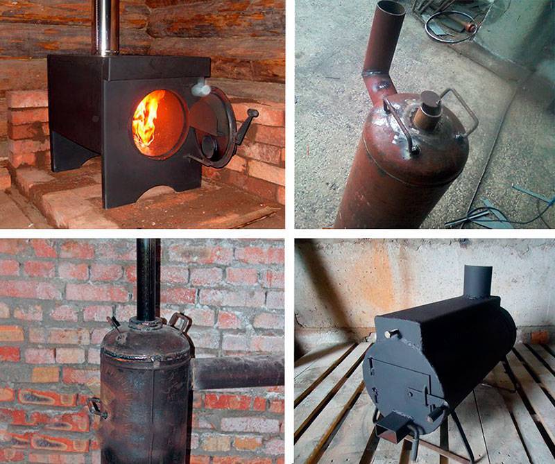 Как сделать печь для гаража своими руками: как сварить конструкцию, на дровах, длительного горения в том числе, инструкция с фото