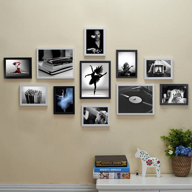 Как красиво повесить фотографии на стену: идеи оформления, схемы размещения. как разместить на стене фотографии оригинально?