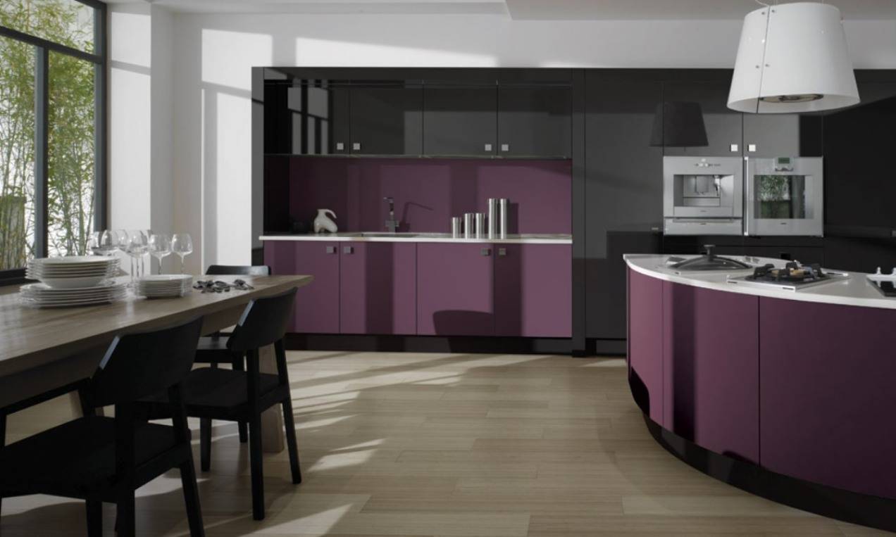 Бордовый цвет в интерьере кухни - 78 фото красивых идей дизайнакухня — вкус комфорта