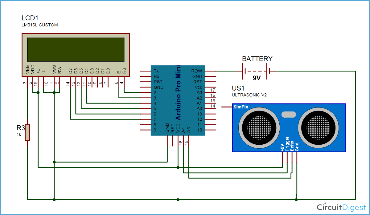 Делаем ультразвуковой дальномер на arduino