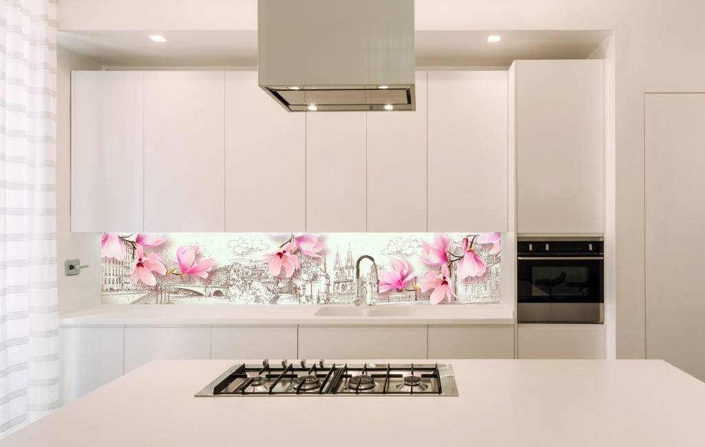 Фартук для кухни из стекла — 130 фото стильного и красивого кухонного фартука в современном дизайне интерьера