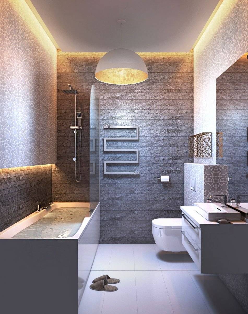 Оригинальный дизайн ванной в стиле лофт