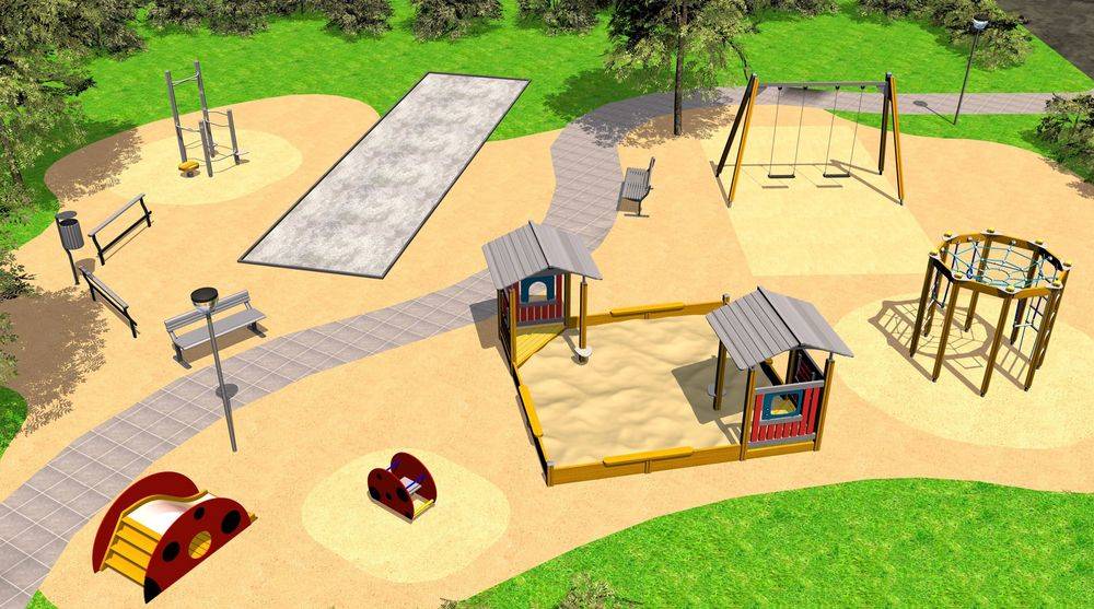 Детские площадки на даче: лучшие идеи