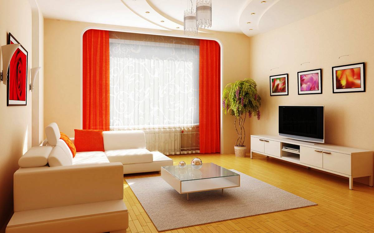 Дизайн зала в квартире: как обустроить, интерьер, мебель