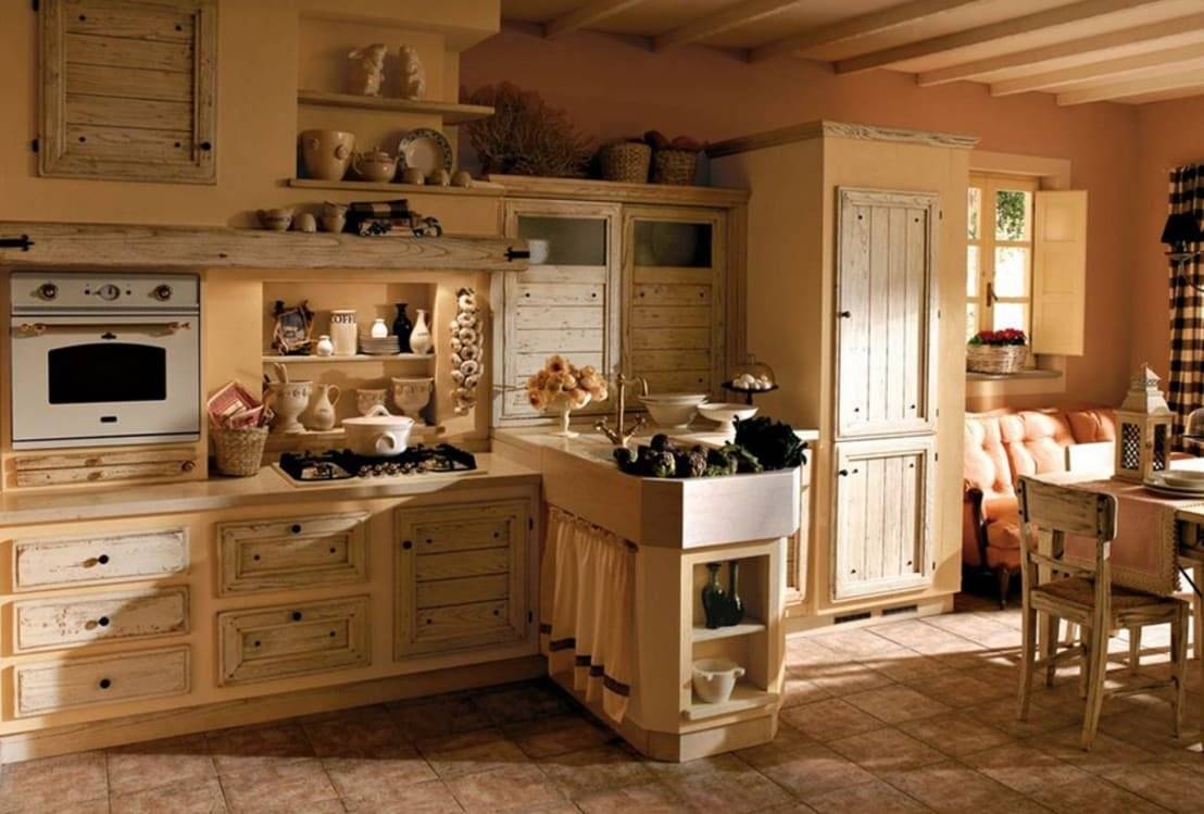 Кухня в русском стиле – 14 фото примеров и идеи интерьера