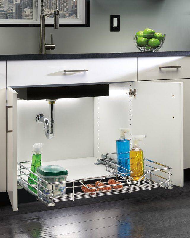 Организация хранения на кухне: пространство под раковиной
