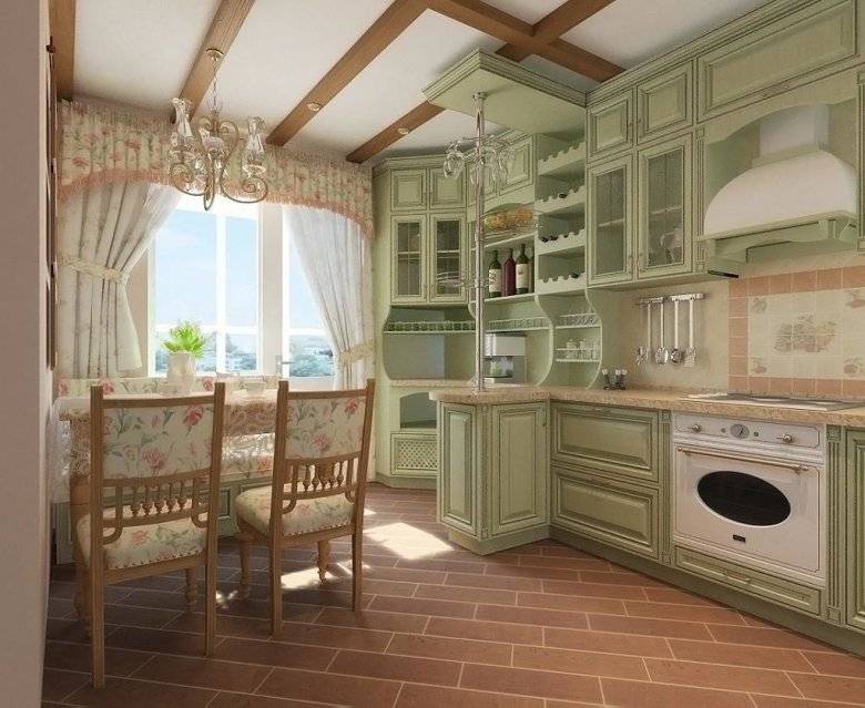 Обои в стиле прованс для кухни: итальянские обои прованс в интерьере кухни
