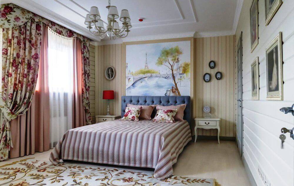 Спальня в стиле прованс - 100+ фото идей дизайна интерьера