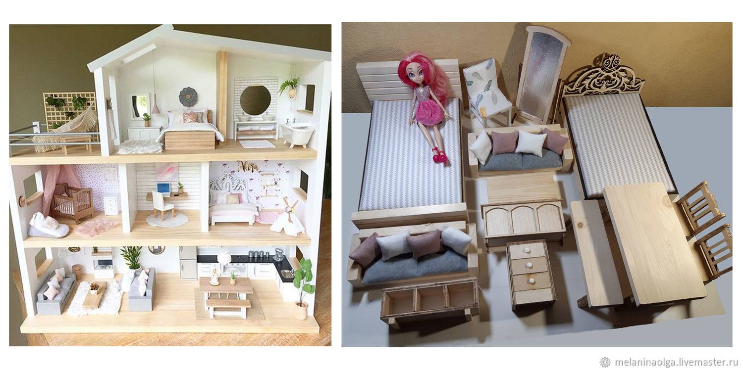 Мастер-класс как сделать дом и мебель для кукол монстер хай: изготовление кровати и стола, декорирование