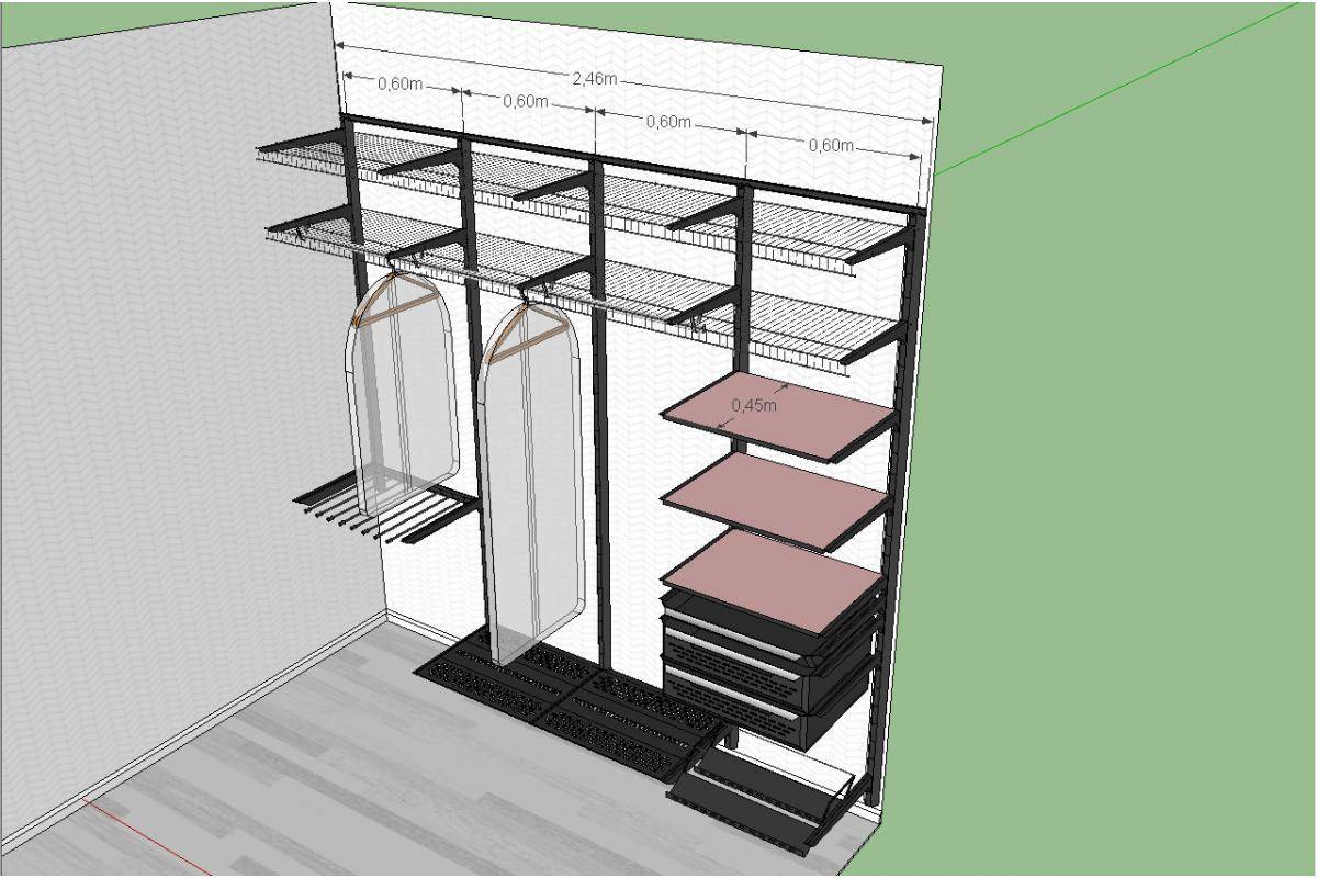 Высота полок в шкафу для одежды: стандартная и оптимальная для купе