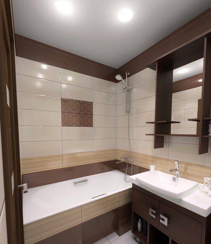 Идеи дизайна для маленькой ванной комнаты в квартире (фото)