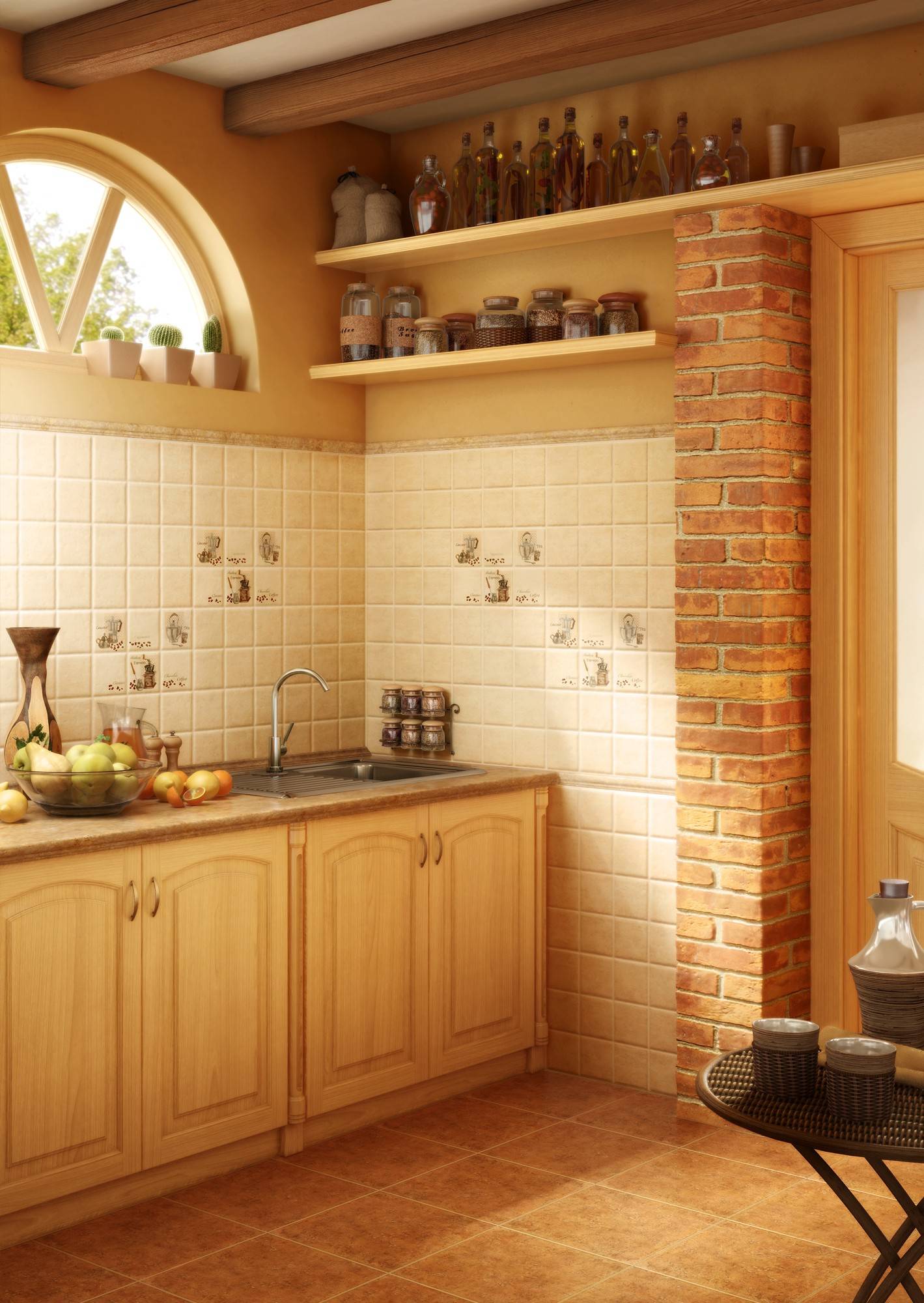 9 современных вариантов отделки стен на кухне