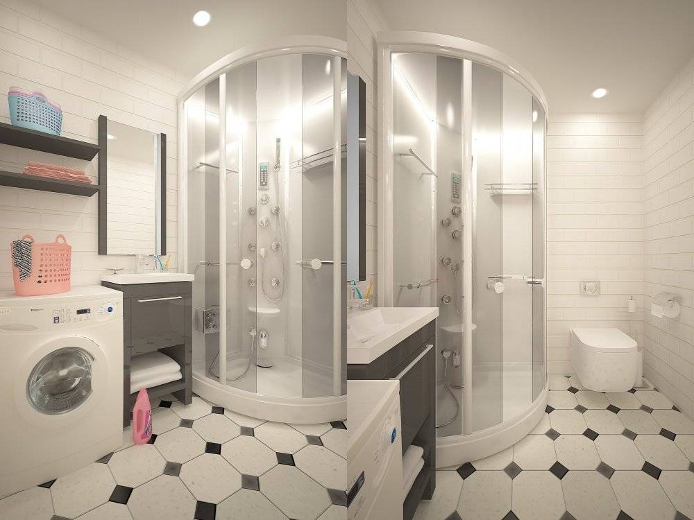 Ванная совмещенная с туалетом, душевой кабиной совмещенной с туалетом: фото, размеры санузла в частном доме, планировка хрущевки