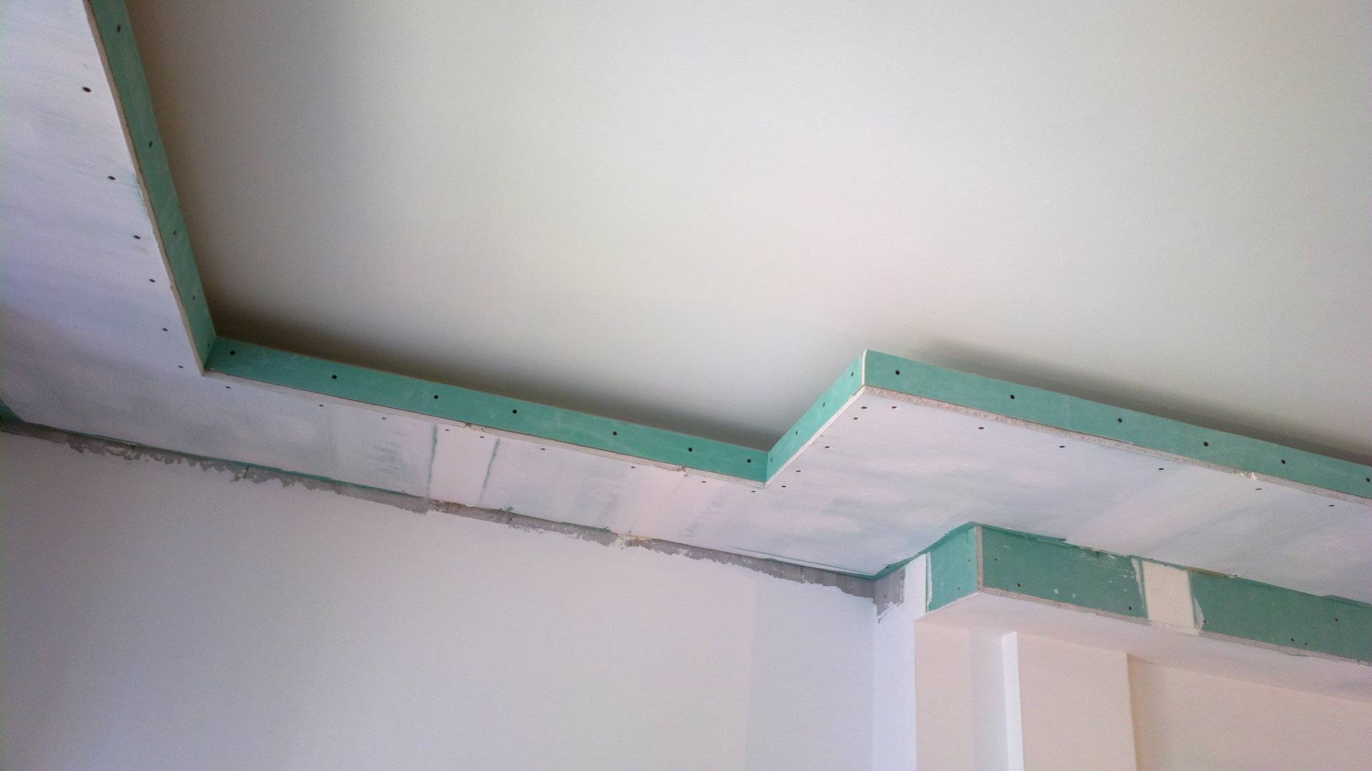 Парящий потолок из гипсокартона: фото, технология монтажа