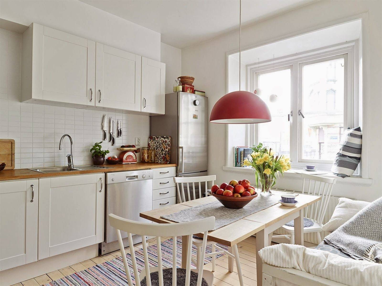Белая кухня - актуальные проекты и стильные сочетания белого (145 фото)
