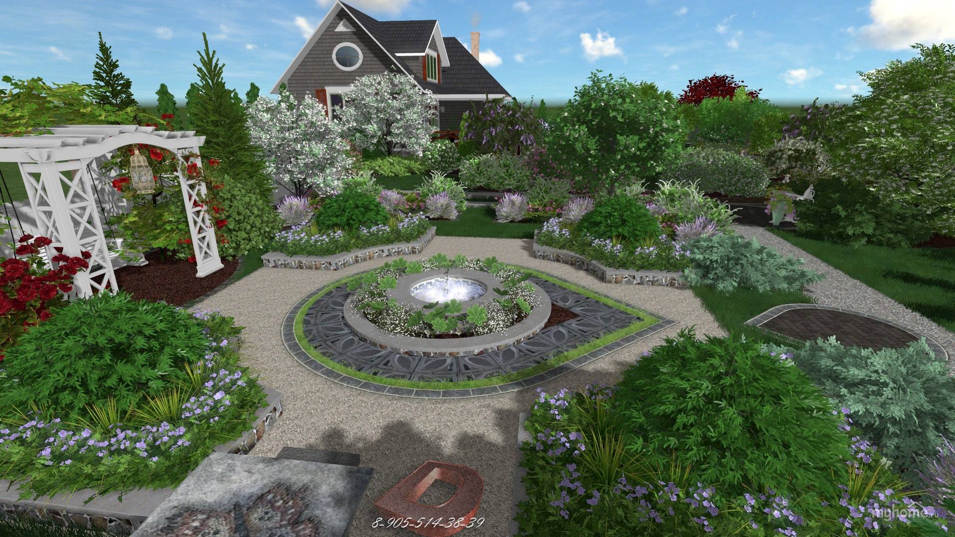 Ландшафтный дизайн небольшого участка перед домом: интересные решения, как все разместить на маленьком садовом участке
 - 21 фото