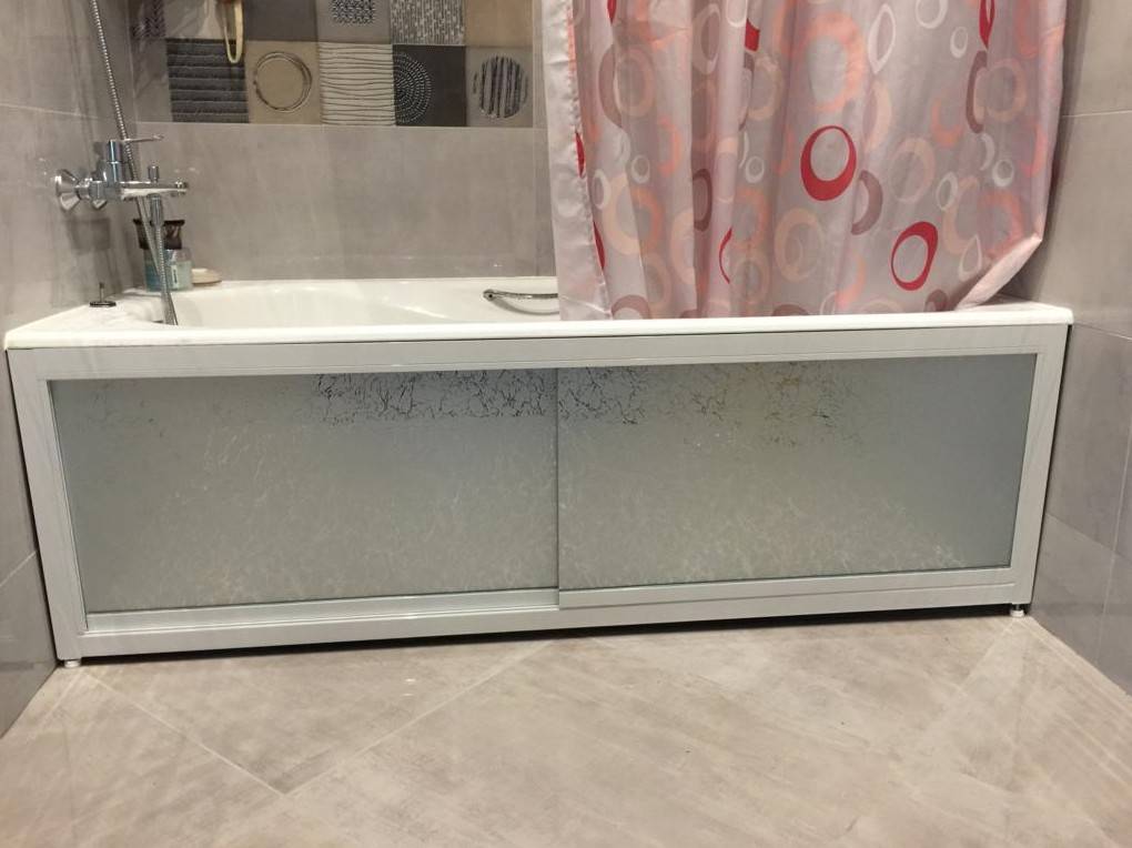 Экран под ванну из пластиковых панелей: делаем своими руками