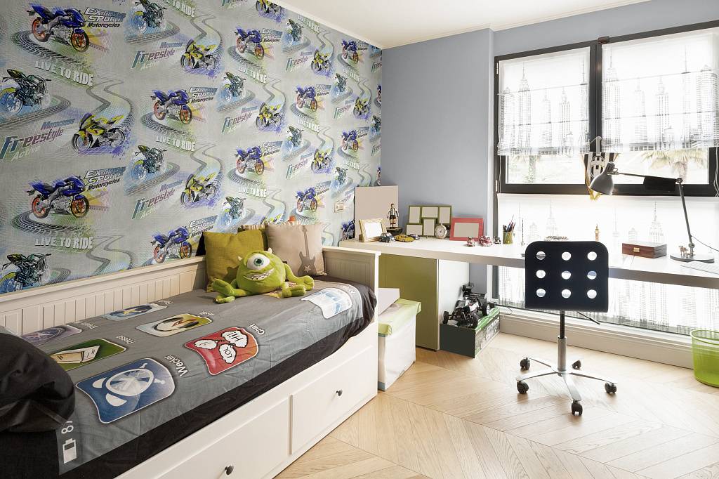 Обои для комнаты мальчика-подростка (70+ фото): 10 модных и стильных вариантов подростковой комнаты