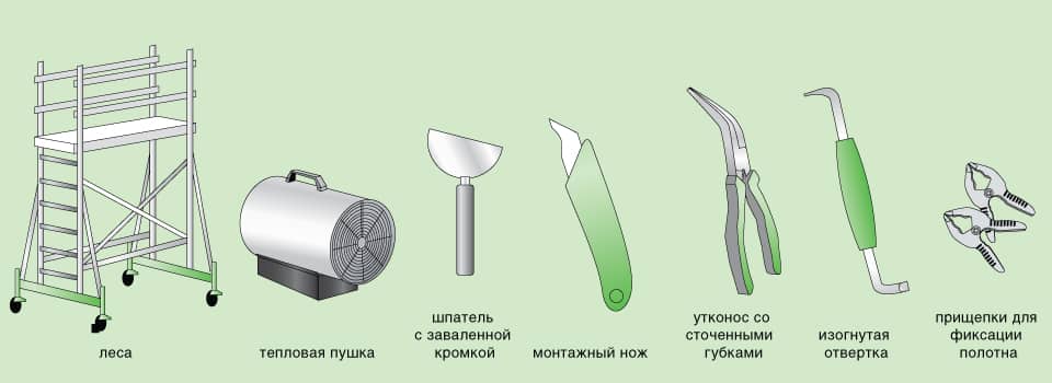 Шпатель для натяжных потолков своими руками чертежи