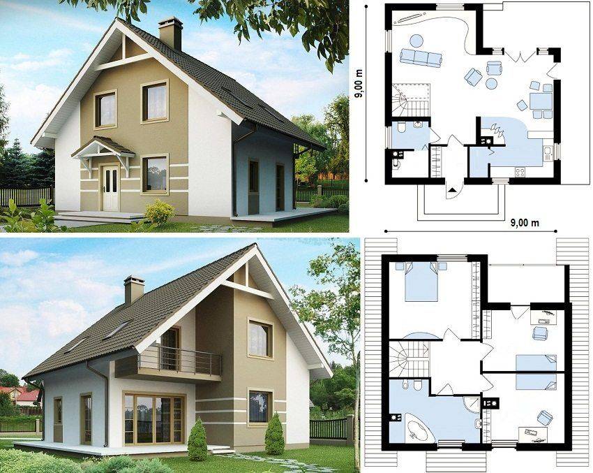 Планировка дома с мансардой: лучшие дизайнерские проекты, много фото, современный дизайн, (140 фото)