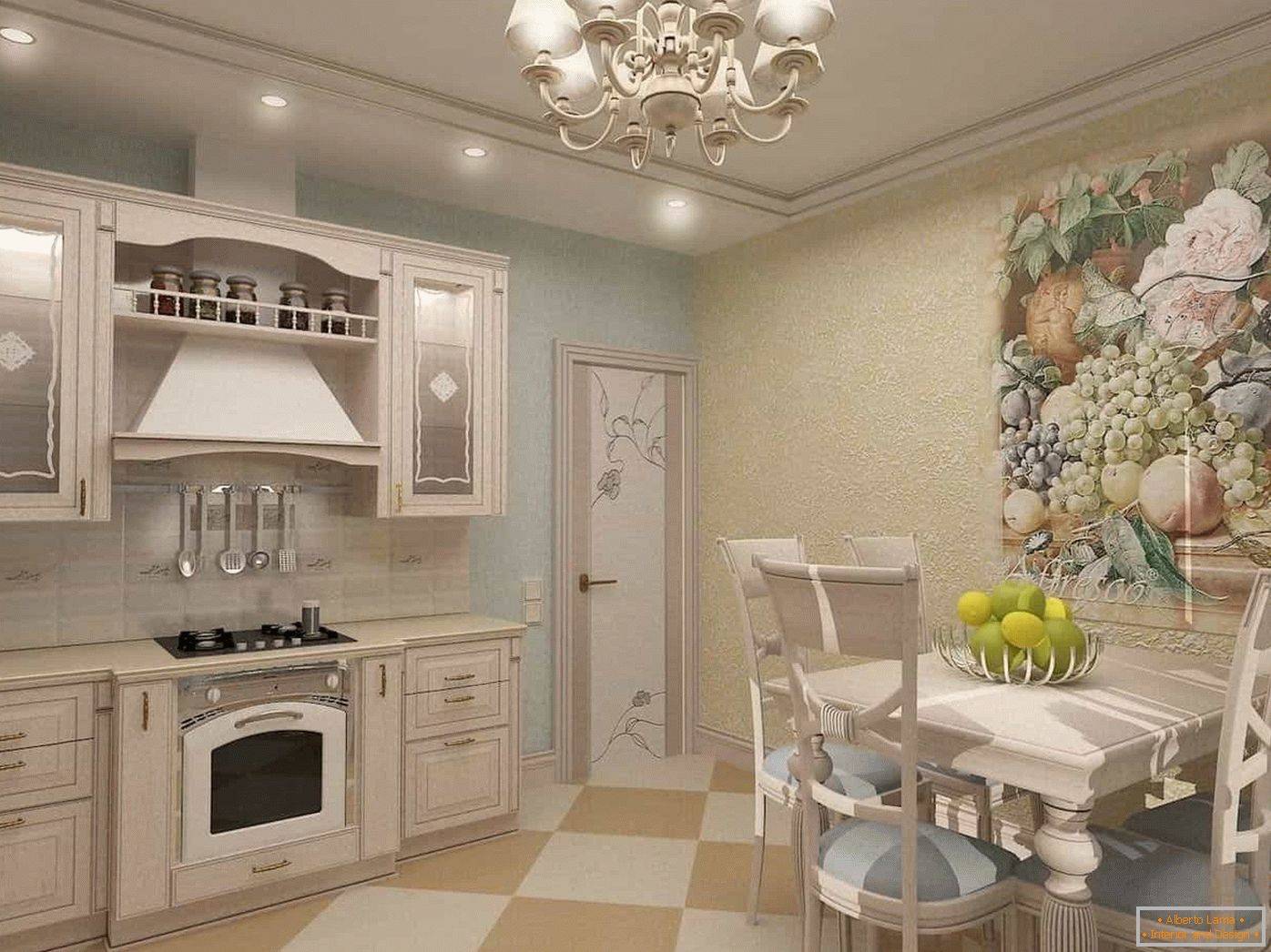 Кухня в стиле прованс | интерьер кухни в стиле прованс фото | дизайн кухни | pinedesign