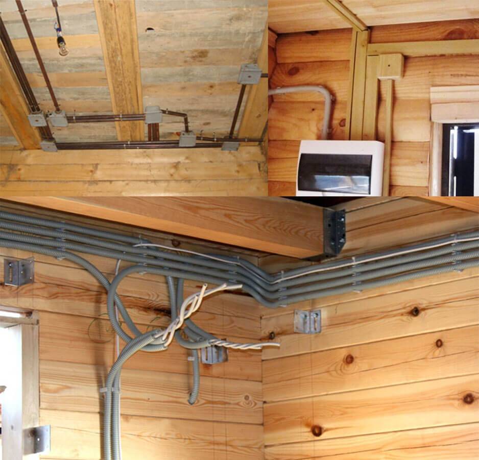 Электропроводка в деревянном доме своими руками: пошаговая инструкция и схемы