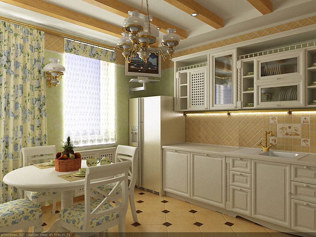Кухня в стиле прованс - кухонный гарнитур в стиле прованс, фото интерьера прованс кухни в квартире и в частном доме.кухня — вкус комфорта