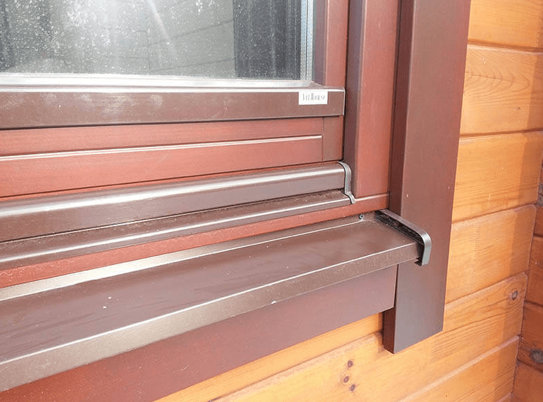 Отливы на деревянные окна – виды и установка