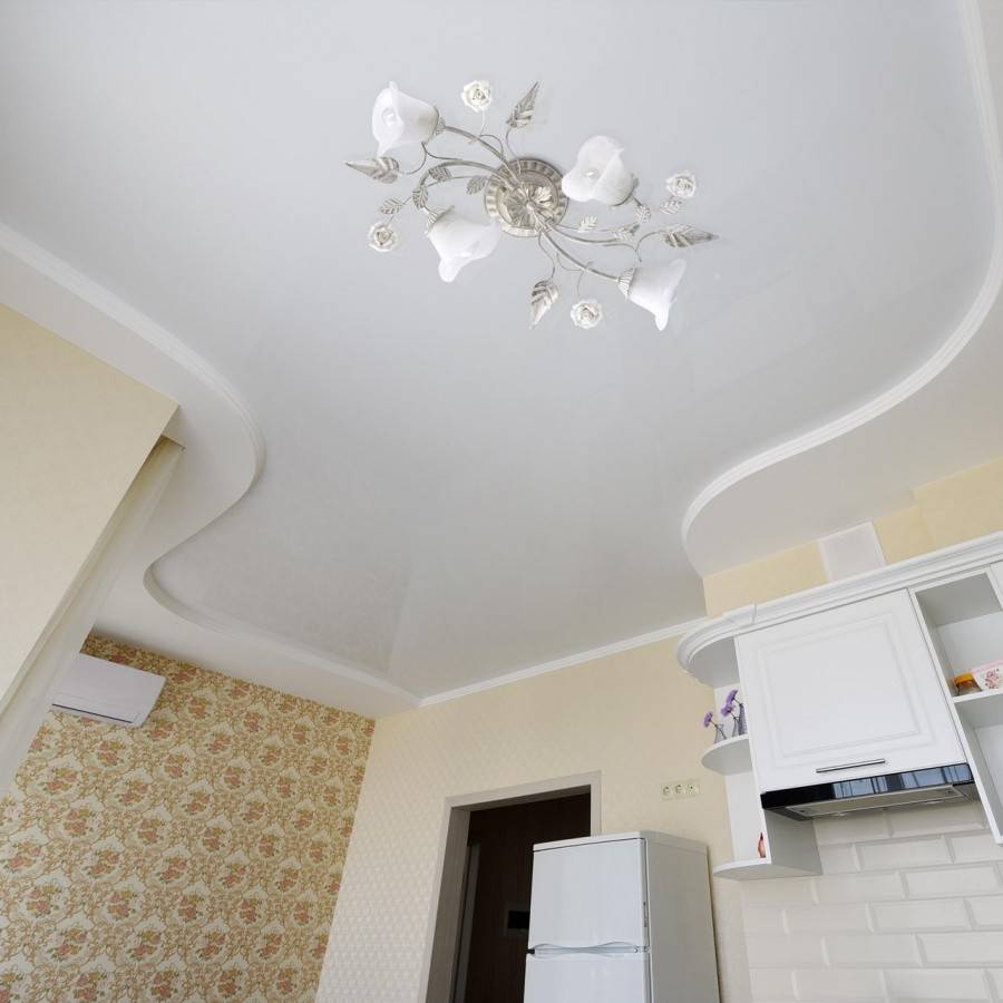 Шоколадный натяжной потолок в интерьере (глянцевый и сатиновый) - photomonster.ru - дизайн интерьеров, домашний ремонт