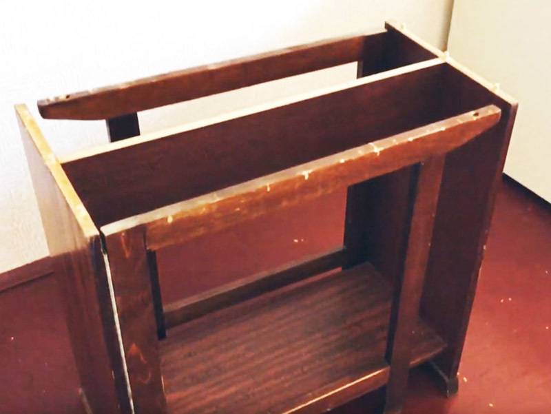 Реставрация старого деревянного круглого стола своими руками