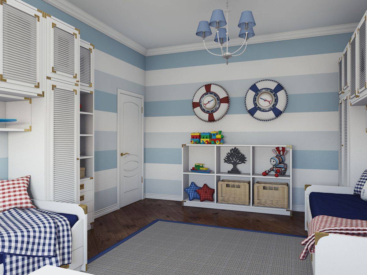 Детская комната в морском стиле: 45 фото, гид по дизайну