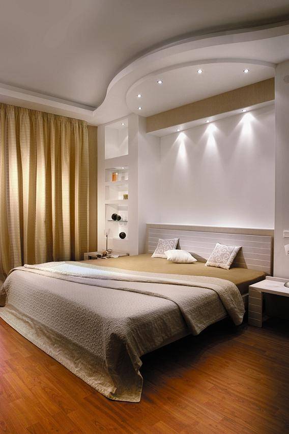 Гипсокартонный потолок в комнате, особенности конструкции, разнообразие форм и декора, дизайнерские решения для разных комнат - 25 фото