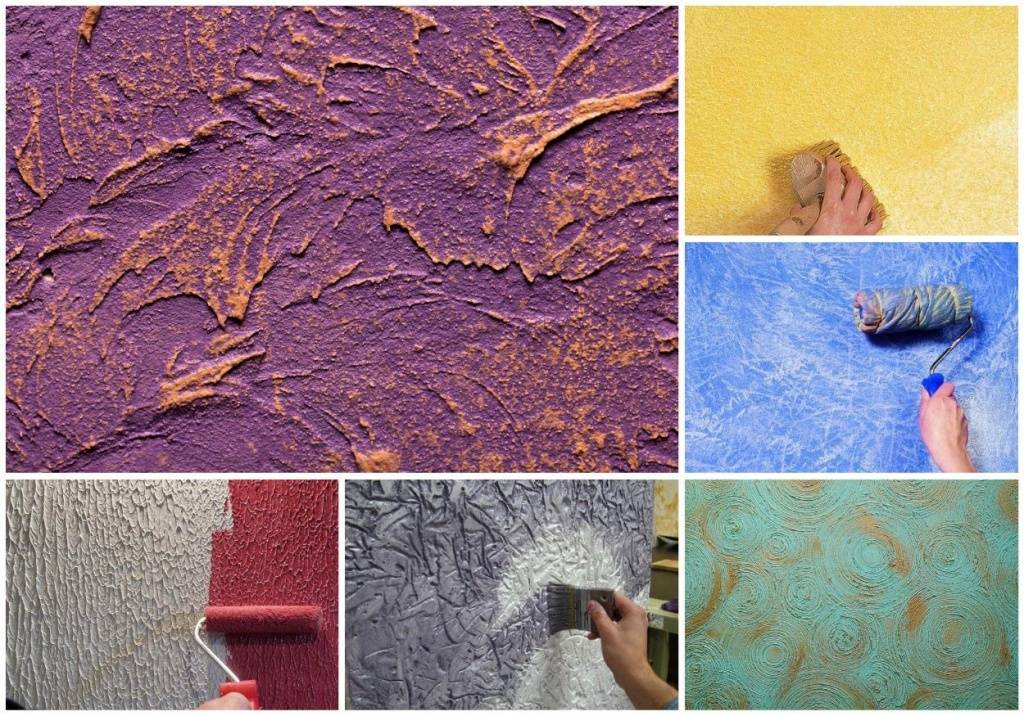 Покраска декоративной штукатурки стен своими руками: лучшие варианты работ с фото, использование одного, двух цветов, а также валик, кисточки и что еще нужно?