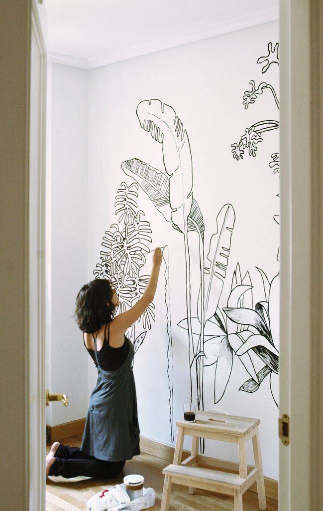 Рисунки на стенах в квартире, 3д рисунки своими руками, как самому нарисовать на стене в квартире