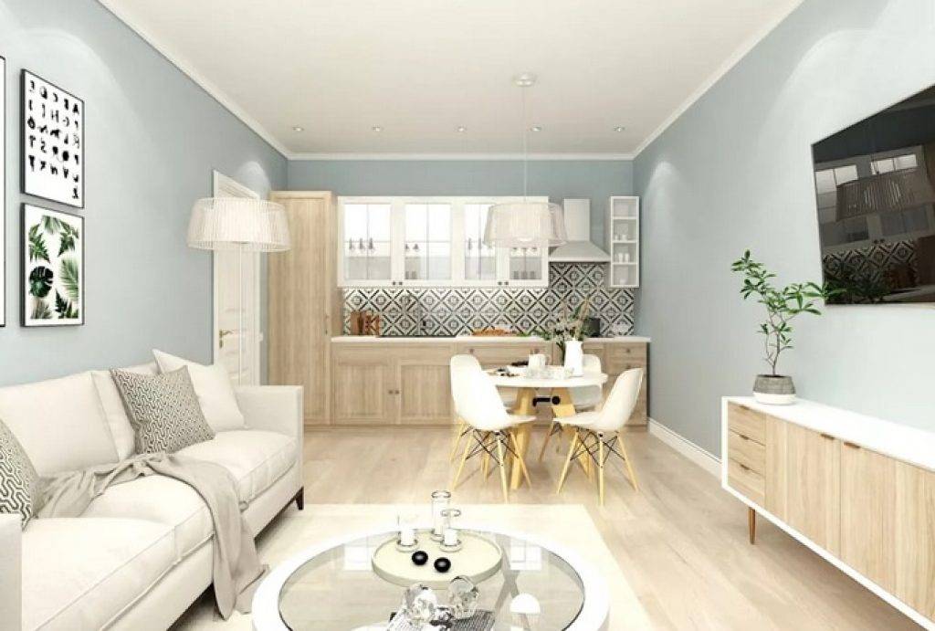 Дизайн кухни-гостиной 20 кв.м. - 70 фото интерьеров, красивые идеи ремонта и отделки