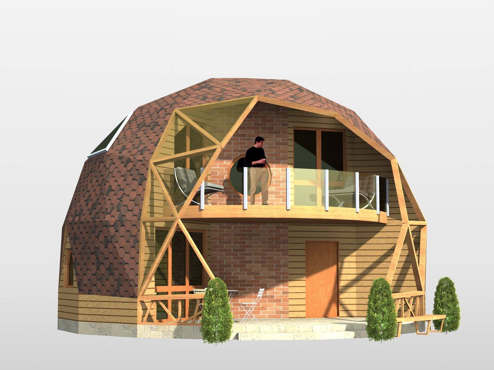 Всё о купольных домах: полезная информация по строительству, планировке, отделке. сферические дома на фото
