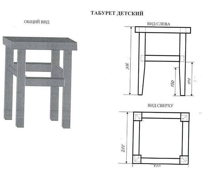 Изделие из дерева чертеж