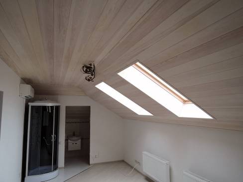 Как выбрать и закрепить ламинат на потолок?