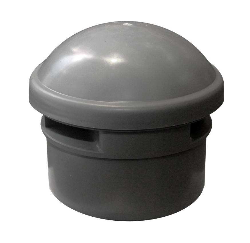 Клапан канализационный: аэрационный клапан на канализационный стояк, запорный сантехнический, дыхательный клапан для внутренней канализации, сухой аэратор