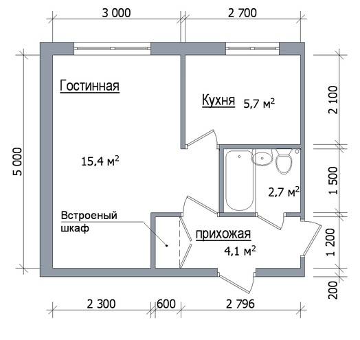 Высота потолков в хрущевках: в панельных и кирпичных пятиэтажках, стандартная высота квартиры в доме